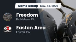 Recap: Freedom  vs. Easton Area  2020