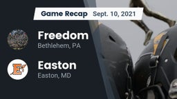 Recap: Freedom  vs. Easton  2021