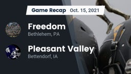 Recap: Freedom  vs. Pleasant Valley  2021