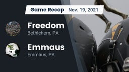 Recap: Freedom  vs. Emmaus  2021