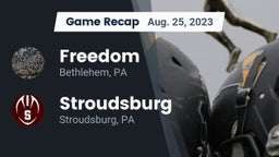 Recap: Freedom  vs. Stroudsburg  2023