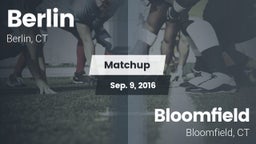 Matchup: Berlin vs. Bloomfield  2016