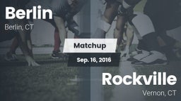 Matchup: Berlin vs. Rockville  2016