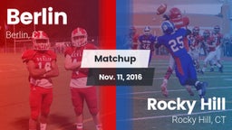 Matchup: Berlin vs. Rocky Hill  2016