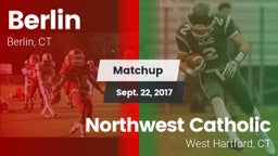 Matchup: Berlin vs. Northwest Catholic  2017