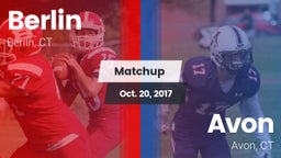 Matchup: Berlin vs. Avon  2017