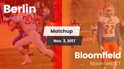 Matchup: Berlin vs. Bloomfield  2017