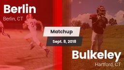 Matchup: Berlin vs. Bulkeley  2018