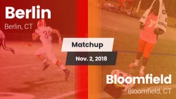 Matchup: Berlin vs. Bloomfield  2018