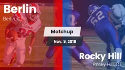 Matchup: Berlin vs. Rocky Hill  2018