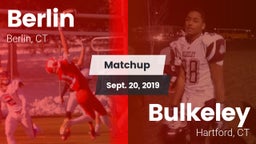 Matchup: Berlin vs. Bulkeley  2019