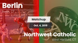 Matchup: Berlin vs. Northwest Catholic  2019