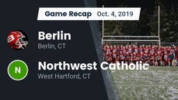 Recap: Berlin  vs. Northwest Catholic  2019