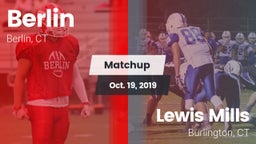 Matchup: Berlin vs. Lewis Mills  2019
