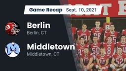 Recap: Berlin  vs. Middletown  2021