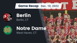Recap: Berlin  vs. Notre Dame  2022