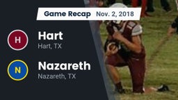 Recap: Hart  vs. Nazareth  2018