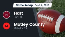 Recap: Hart  vs. Motley County  2019