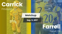 Matchup: Carrick vs. Farrell  2017