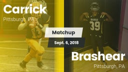 Matchup: Carrick vs. Brashear  2018