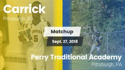 Matchup: Carrick vs. Perry Traditional Academy  2018