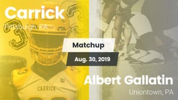 Matchup: Carrick vs. Albert Gallatin 2019