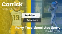 Matchup: Carrick vs. Perry Traditional Academy  2019