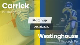 Matchup: Carrick vs. Westinghouse  2020