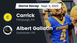 Recap: Carrick  vs. Albert Gallatin 2022