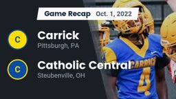 Recap: Carrick  vs. Catholic Central  2022