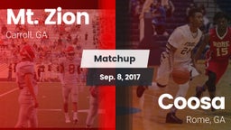 Matchup: Mt. Zion vs. Coosa  2017