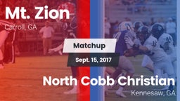 Matchup: Mt. Zion vs. North Cobb Christian  2017