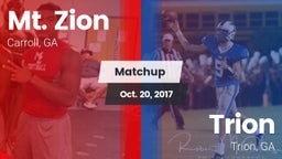 Matchup: Mt. Zion vs. Trion  2017