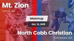 Matchup: Mt. Zion vs. North Cobb Christian  2018