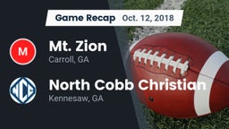 Recap: Mt. Zion  vs. North Cobb Christian  2018