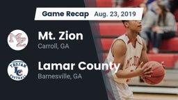 Recap: Mt. Zion  vs. Lamar County  2019