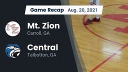 Recap: Mt. Zion  vs. Central  2021