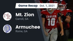 Recap: Mt. Zion  vs. Armuchee  2021