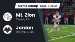 Recap: Mt. Zion  vs. Jordan  2022