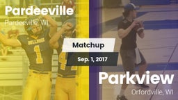 Matchup: Pardeeville vs. Parkview  2017