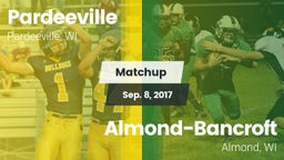 Matchup: Pardeeville vs. Almond-Bancroft  2017