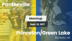 Matchup: Pardeeville vs. Princeton/Green Lake  2017