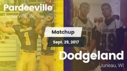 Matchup: Pardeeville vs. Dodgeland  2017