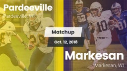Matchup: Pardeeville vs. Markesan  2018