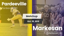 Matchup: Pardeeville vs. Markesan  2019