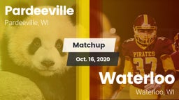 Matchup: Pardeeville vs. Waterloo  2020
