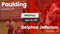 Matchup: Paulding vs. Delphos Jefferson  2017
