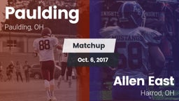 Matchup: Paulding vs. Allen East  2017