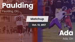 Matchup: Paulding vs. Ada  2017