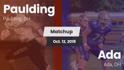 Matchup: Paulding vs. Ada  2018